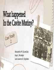 case study 2 what happened in the cavite mutiny