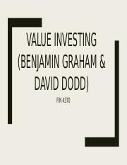 Value Investing (Graham and Dodd).pptx