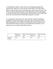 Lab Report On Mice And Genetics.docx