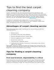 Tips to find the best carpet cleaning company.docx