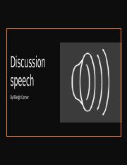 Discussion speech (1).pptx