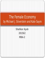 The Female Economy - Presentation - Marketing Strategy.pptx