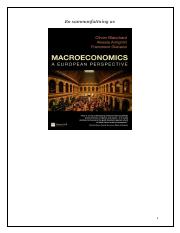 Makroekonomi, Sammanfattning