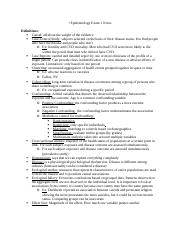 Epidemiology Exam 1 Notes (1).docx