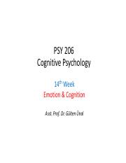 PSY 206 - 14. hafta_Emotion & Cognition.pdf