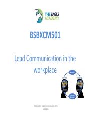 BSBXCM501 Lead Communication in the workplace 220119.pdf