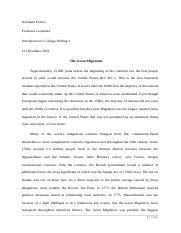 The Great Migration Research Paper (1).docx