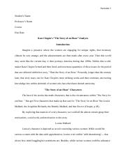 Kate Chopin’s “The Story of an Hour” Analysis final.edited.docx