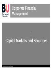 CFM Lecture Slides - Capital Markets & Securities.pptx