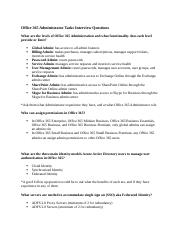 Office 365 Administrator Tasks Interview Questions.docx