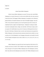 Research paper English