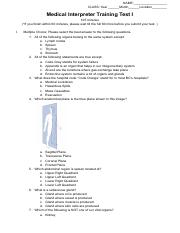 Medical Interpreter Training Test I.pdf