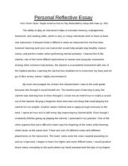 Personal Reflective Essay.docx
