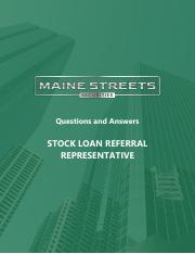 Maine Streets Securities Agent Q & A .pdf