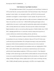 essay about equal rights
