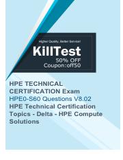 HPE HPE0-S60 Exam Questions Updated - Pass HPE0-S60 Exam Easily.pdf