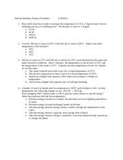 CHE 1211 practice problems for thermochemistry.docx