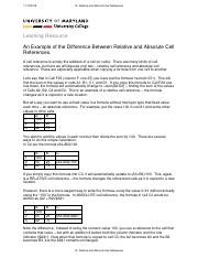 An Example of the Difference Between Relative and Absolute Cell References.pdf