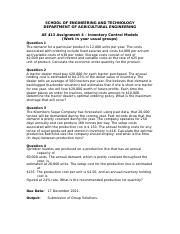 AE 413 Assignment 4 – Inventory Control Models 2021-2022.docx
