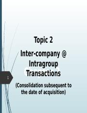 Topic 2 Inter-company Transactions Part 3.pptx
