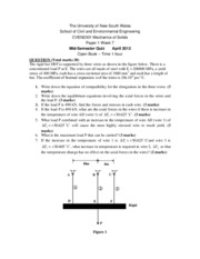 Mid-Semester Quiz Paper 1 2013