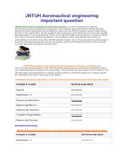 JNTU H Aeronautical engineering important question paper .pdf