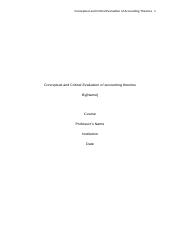 Conceptual and Critical Evaluation of accounting theories.edited.docx