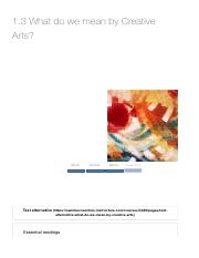 1.3 What do we mean by Creative Arts__ Imagining The World Through The Arts.pdf