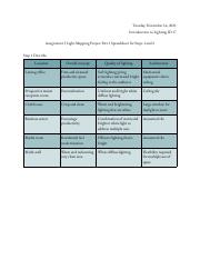 Assignment 3 Light Mapping Project Part 1 Spreadsheet for Steps 1 and 2.pdf
