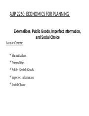 Week 8 Externalities, public goods and social choice. Coase theorem.pptx