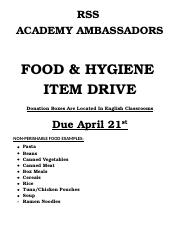 Food-Hygiene drive.docx