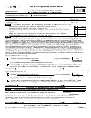2020 1040.pdf - Form 8879 IRS e-file Signature Authorization (Rev 