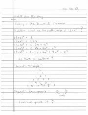 Study Guide on Binomial Theorem, Binomial Coefficients