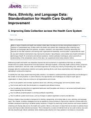 Improving Data Collection across the Health Care System | Agency for Healthcare Research and Quality