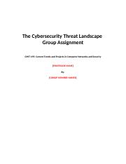The Cybersecurity Threat Landscape.docx