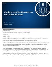 FW5020 19.0v1 Configuring Clientless Access on Sophos Firewall.pdf