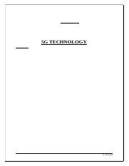 5G  Technology.docx