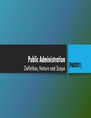 [PAD201] Public Administration - Slides for Midterm 1.pdf