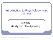 Lecture 5 Memory