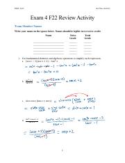 Exam 4 Review Activity (Solutions).pdf