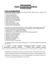 Cost Accounting sheets - chapter 1  2.docx