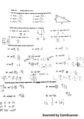 test 4 review sheet - math 125
