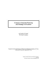 34. Analysis in Business Planning and Strategy Formulation.pdf
