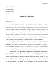 Compare and contrast Essay
