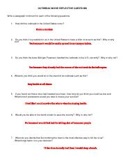 Zykeria Hunt Hamilton - OUTBREAK MOVIE REFLECTIVE QUESTIONS.pdf