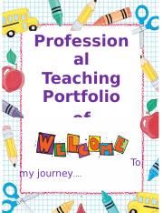 Practicum 1 Teaching portfolio.docx