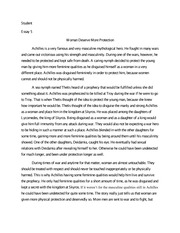 Mythology essay