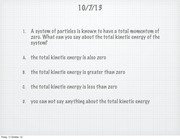 Phys 122 Energy