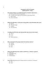 1 Exam Sample Questions