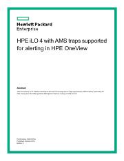 HPE iLO 4 with AMS traps supported for alerting in HPE OV.pdf